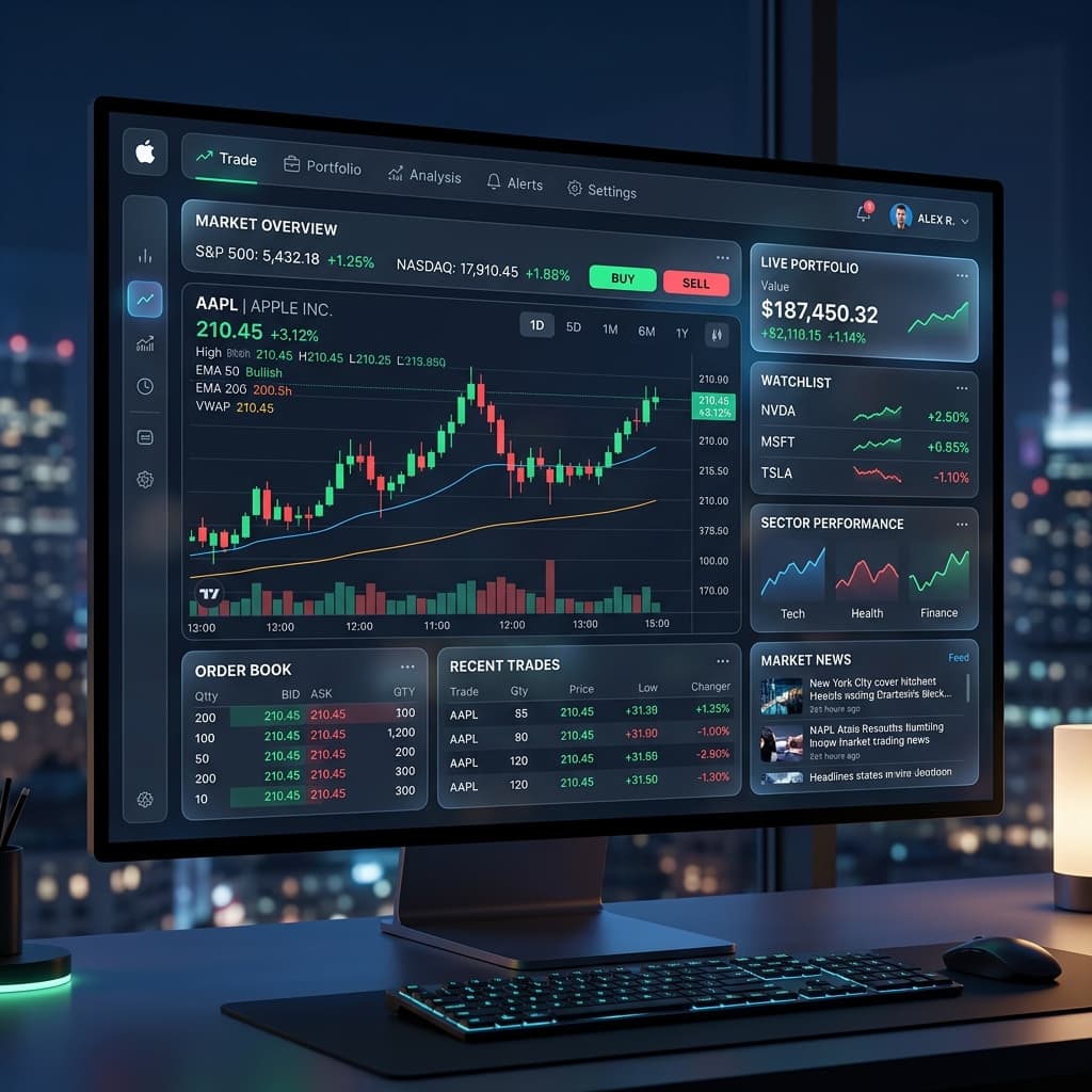 AngelTrade Trading Dashboard